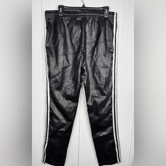 Adidas Originals Faux Leather premium luxe track pants snake python - Picture 4 of 10